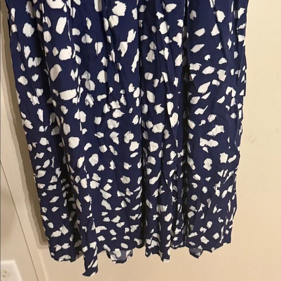 Apt 9 Elegant Navy and White Spotted Maxi Dress NWT Size S - Picture 6 of 6